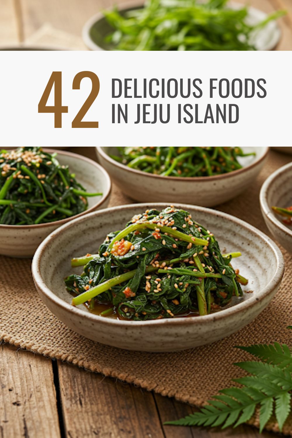South Korea Jeju Island Food Cultur