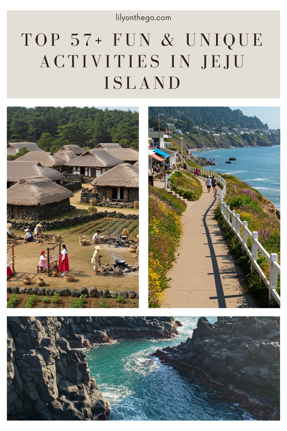 Beautiful Jeju Island South Korea Beaches