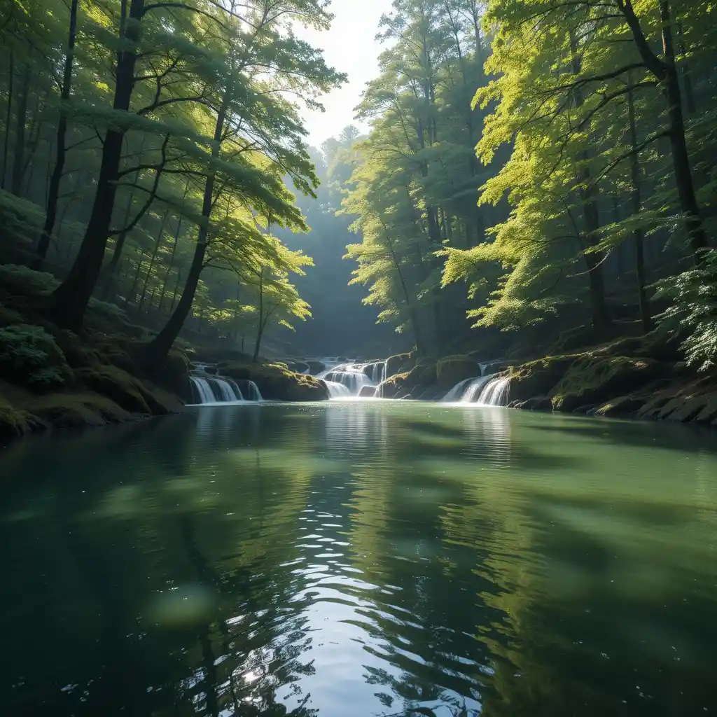 Visitors do at Plitvice Lakes Park