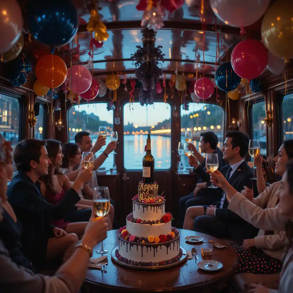 Birthday Wine Cruise Amsterdam