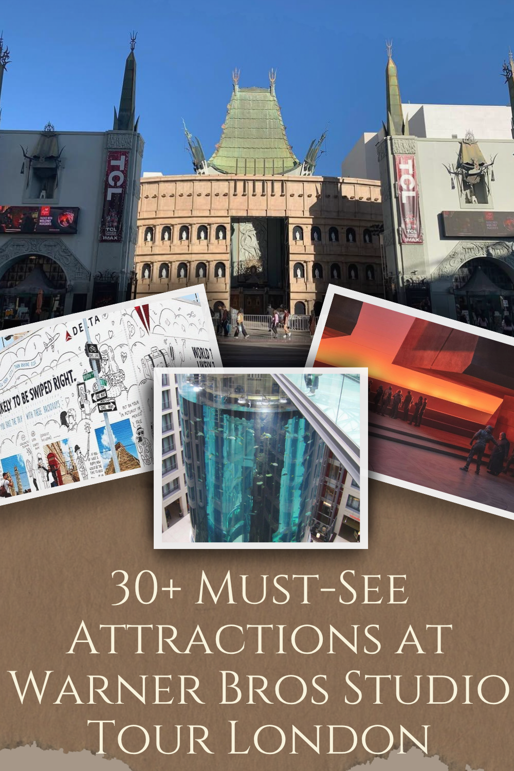 Attractions at Warner Bros Studio Tour London