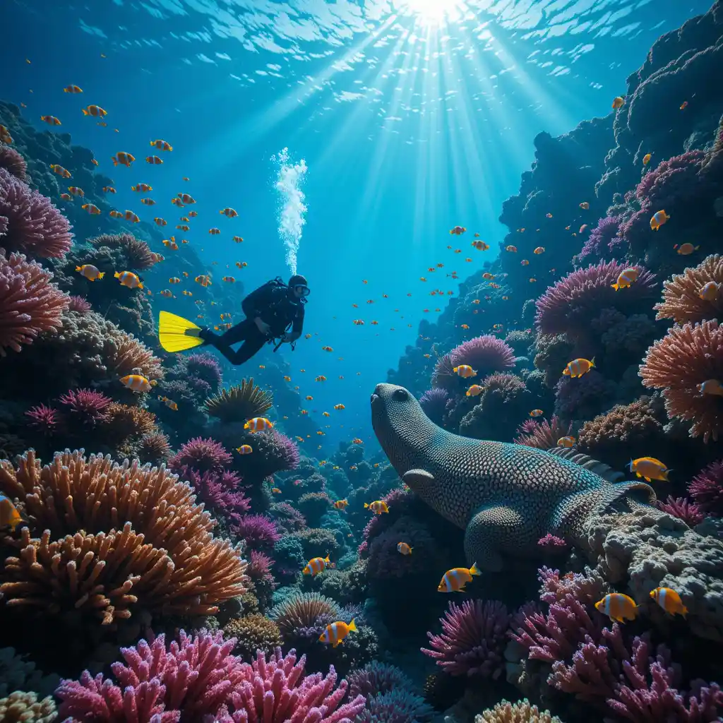 Beach for Snorkeling and Diving