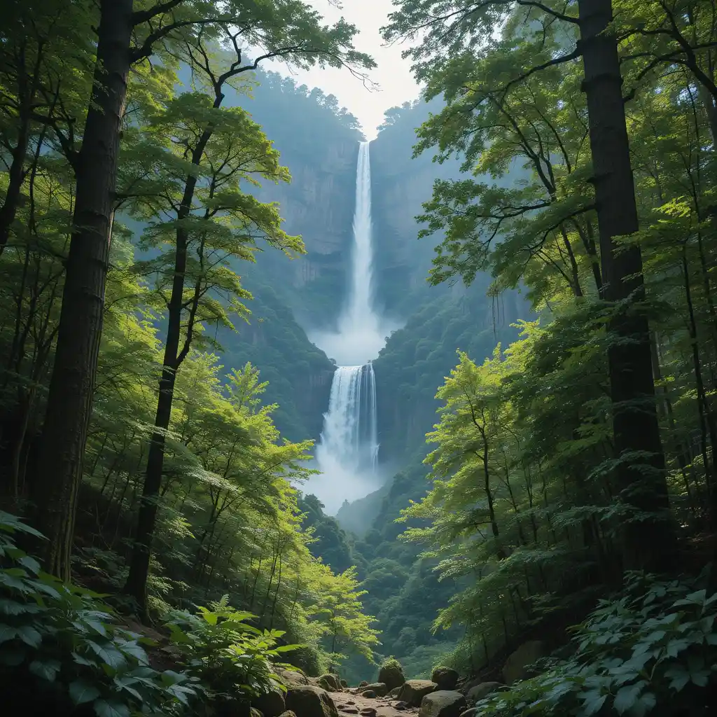 South American Secret Waterfall