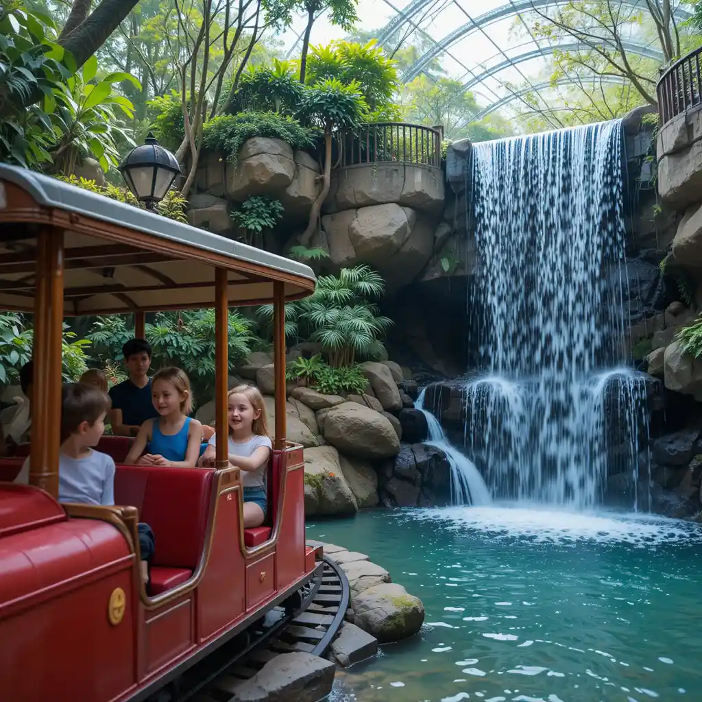 Family-Friendly Waterfall in Jeju Island