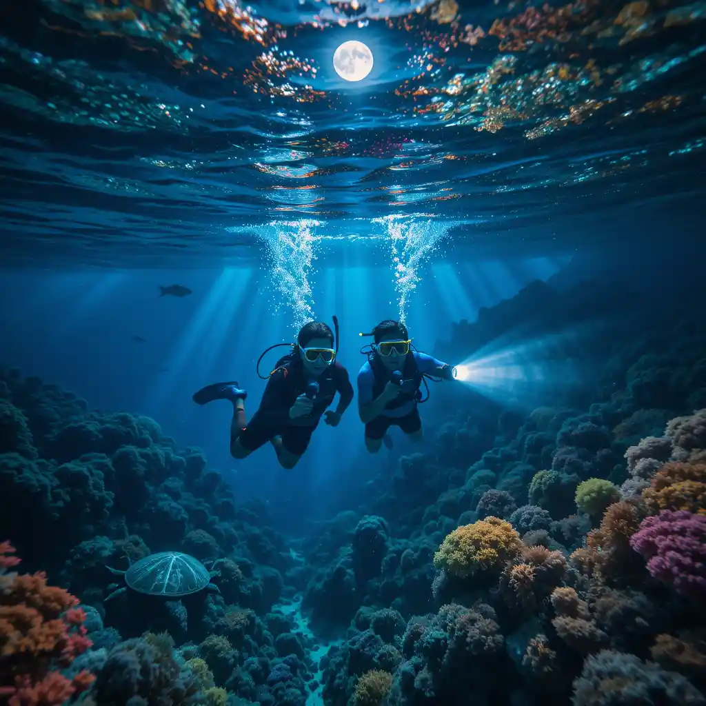 Night Experience in Maldives