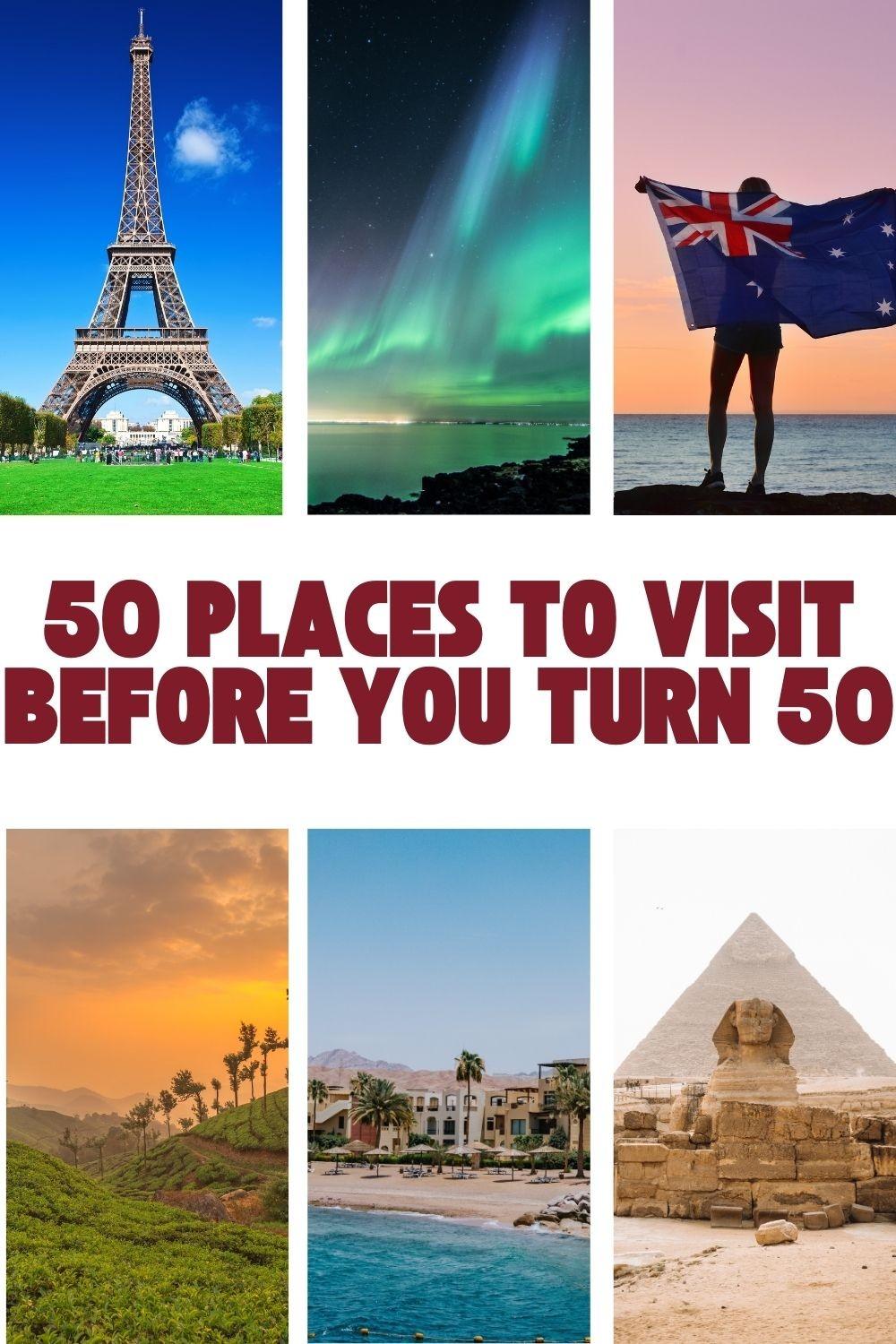 50 places to turn before 50