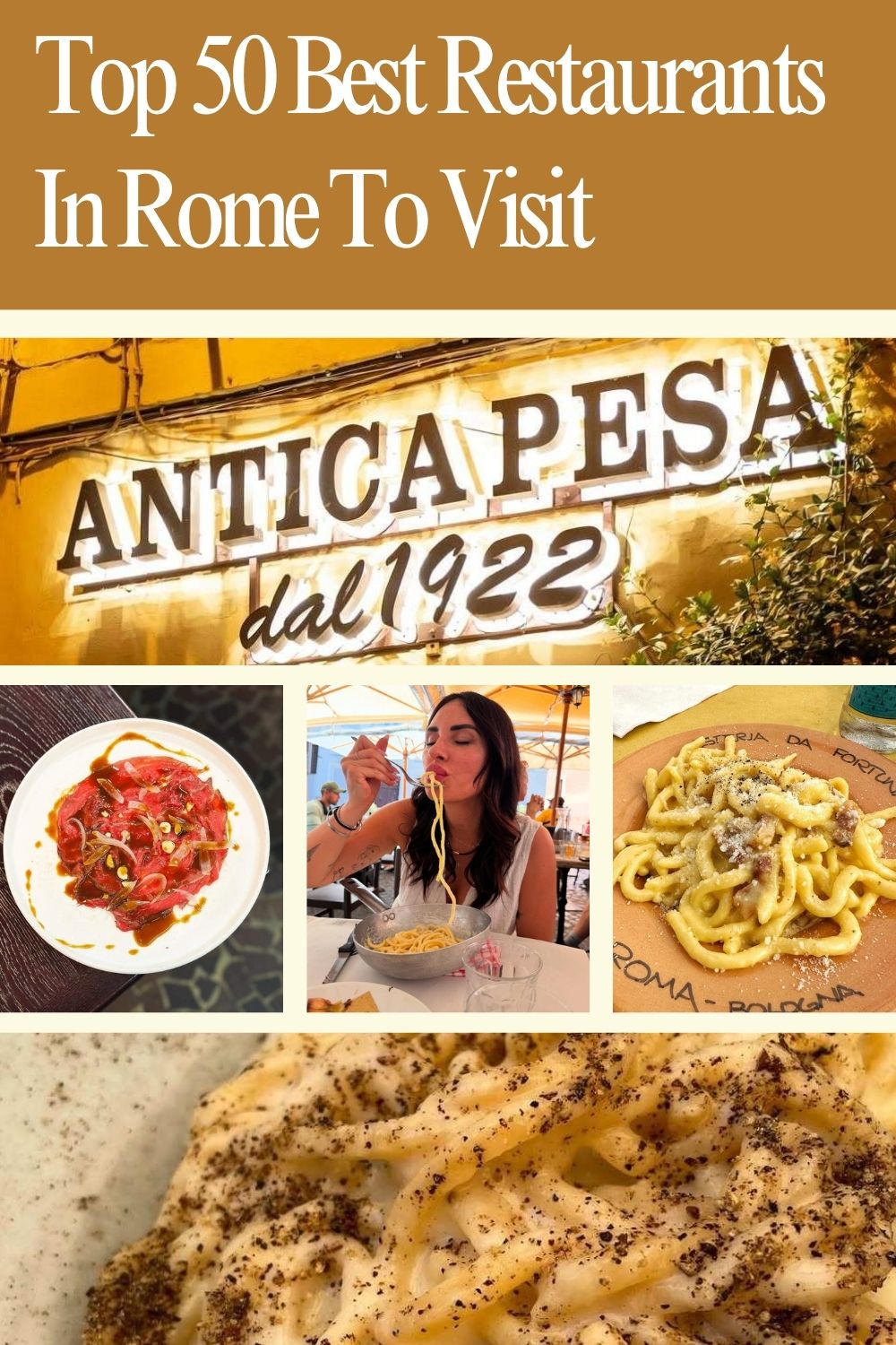 Best Restaurants Rome