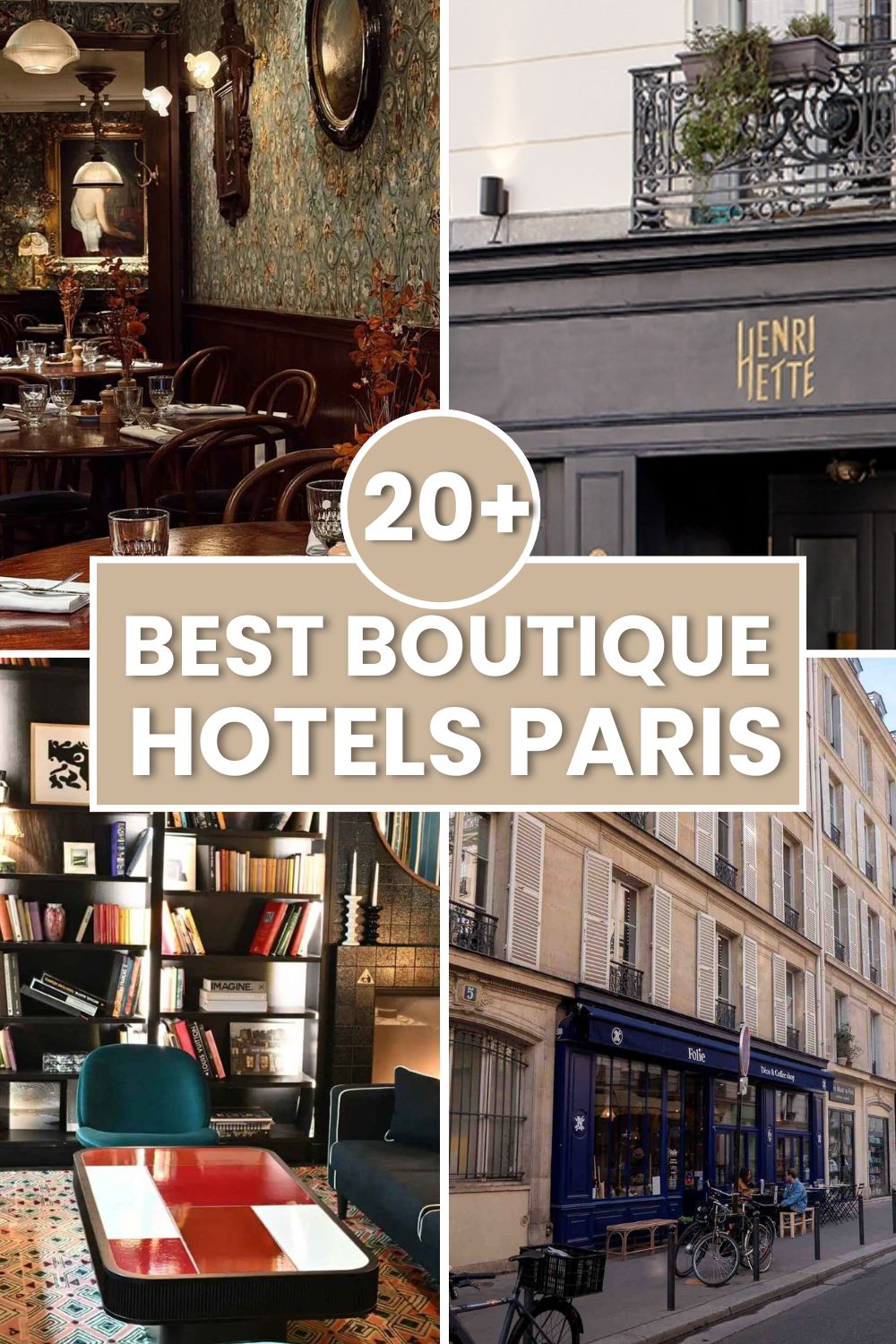 Best Boutique Hotels Paris