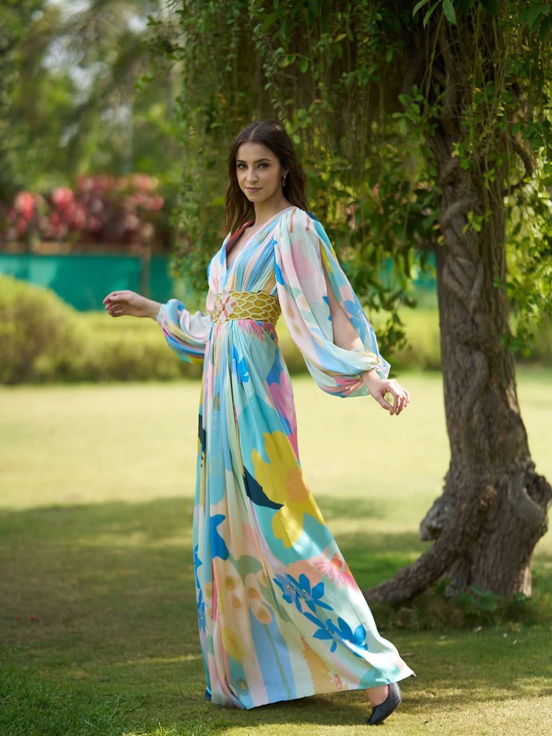 Flowy Floral Maxi Dress