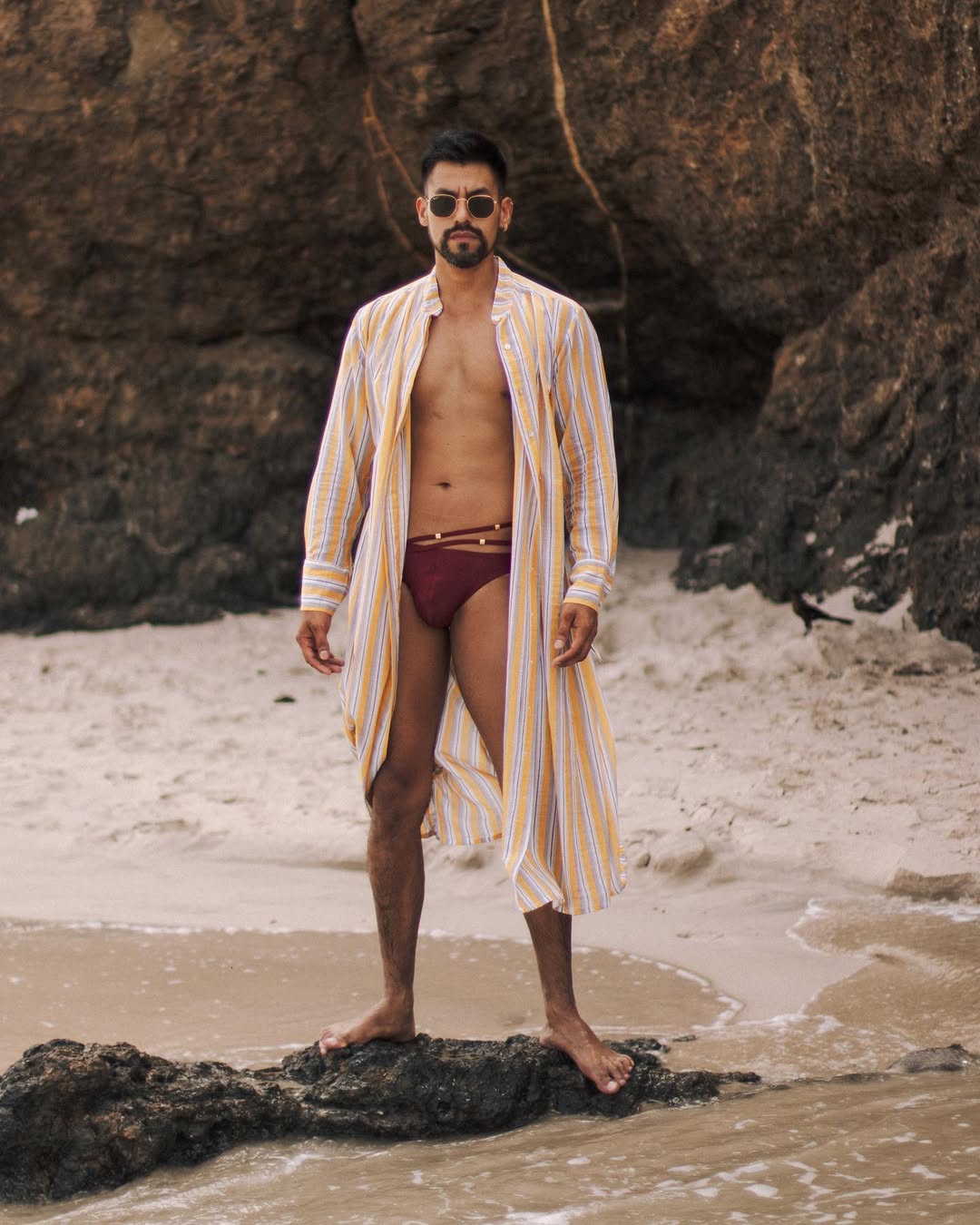 Oversized Shirt & Swimsuit