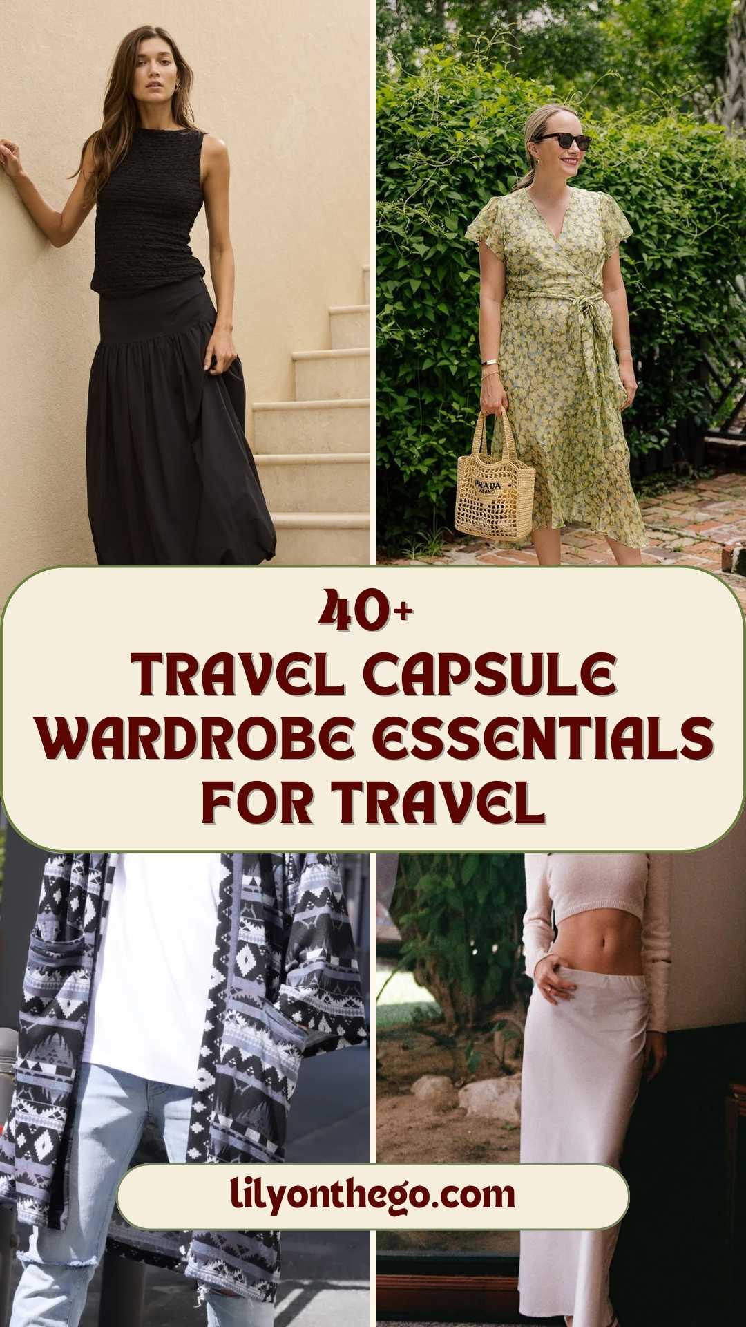 40+ Travel Capsule Wardrobe Essentials for Effortless Travel Style