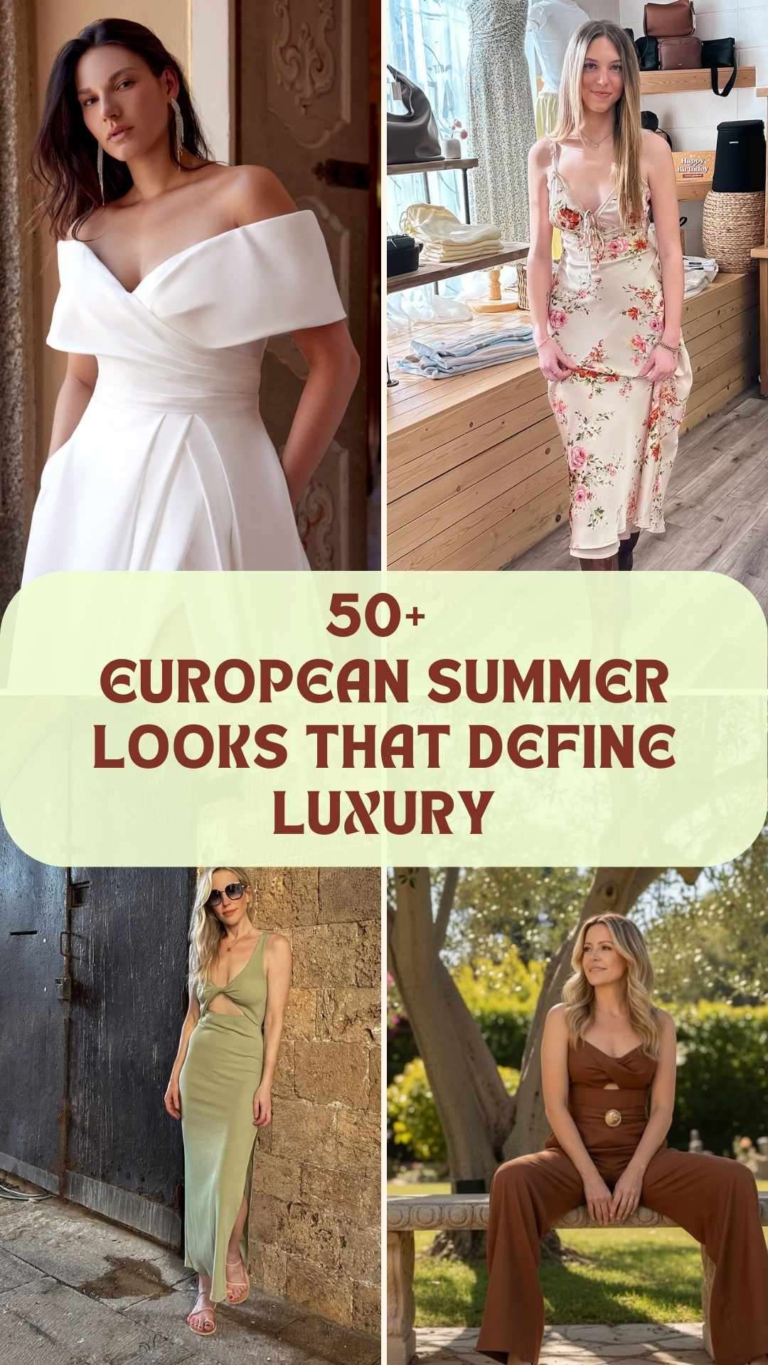 50+ European Summer Looks That Define Luxury
