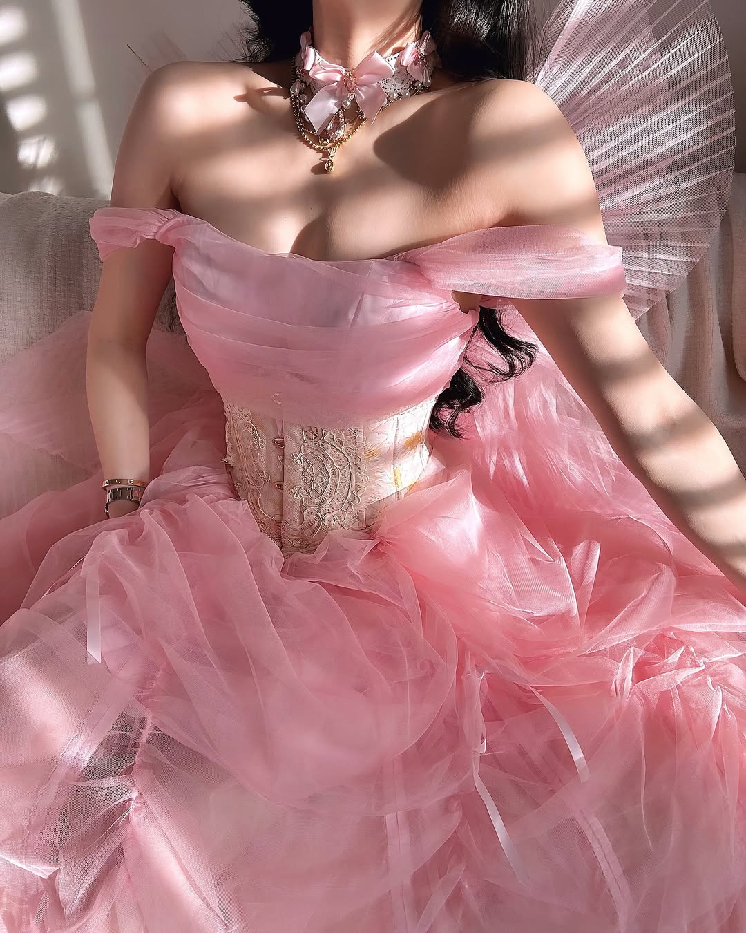 Aurora Pink Dress Look