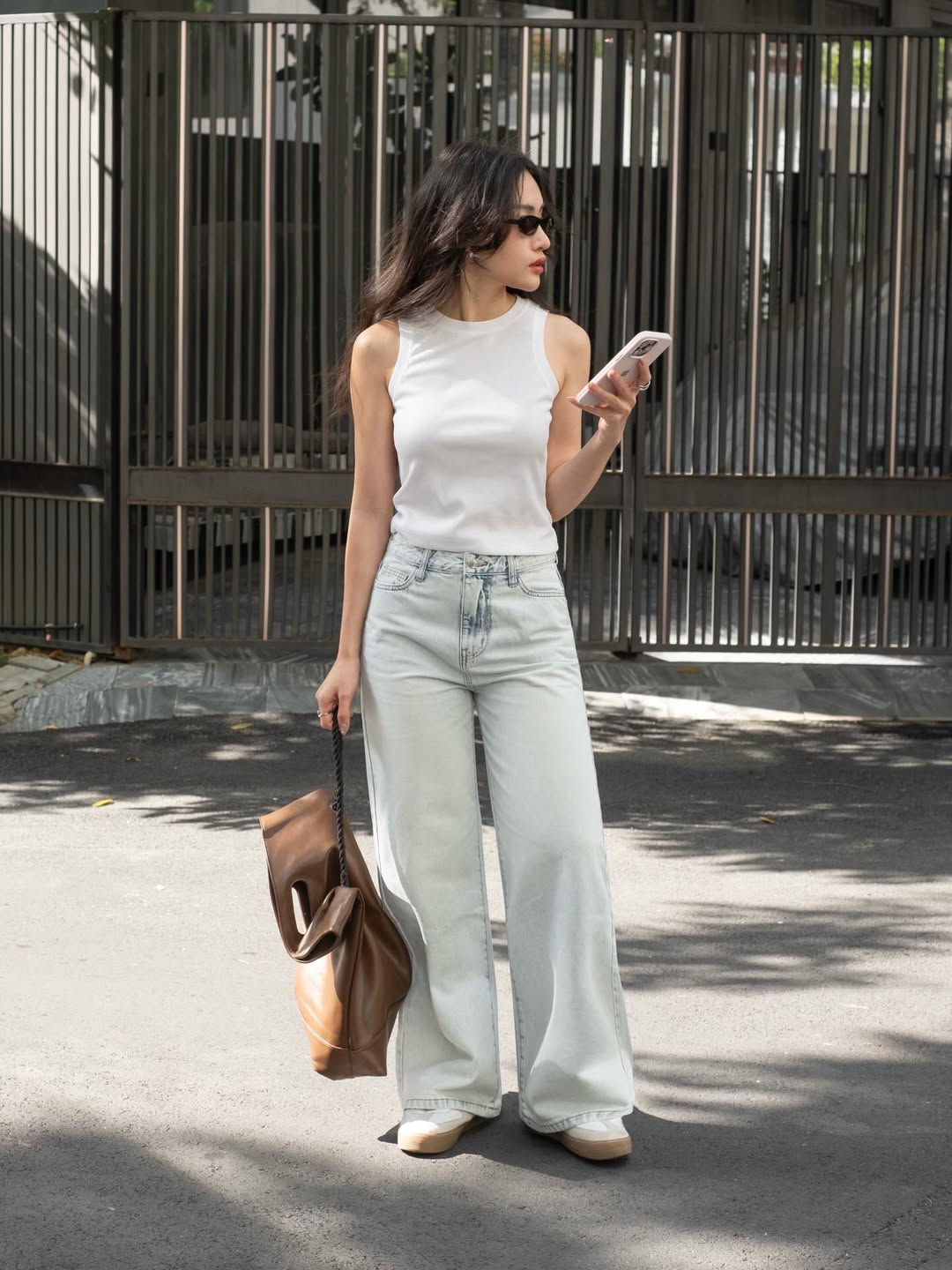 Tank Top + Wide-Leg Pants